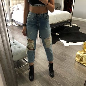 NEW LF CARMAR DISTRESSED JEANS